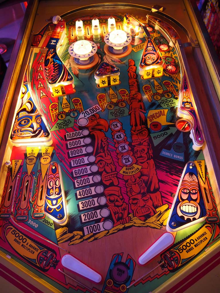 totem pinball machine